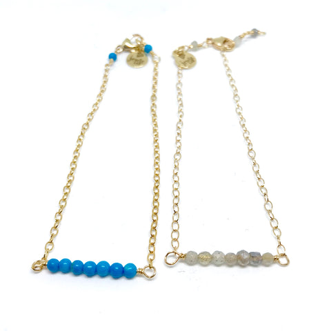 Beadline Anklet