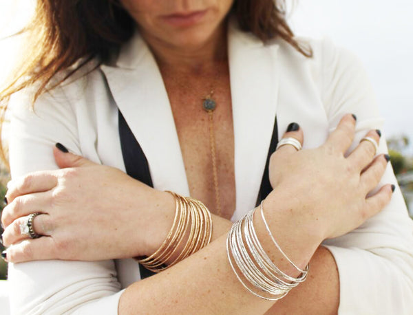 Hammered Bangles