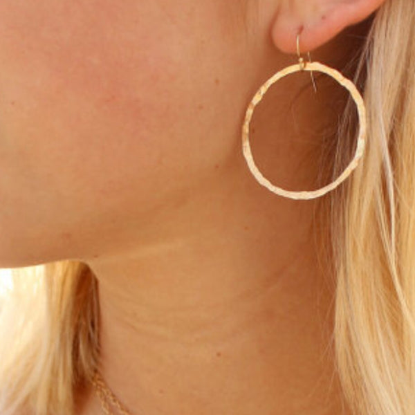 Hammered Hoops