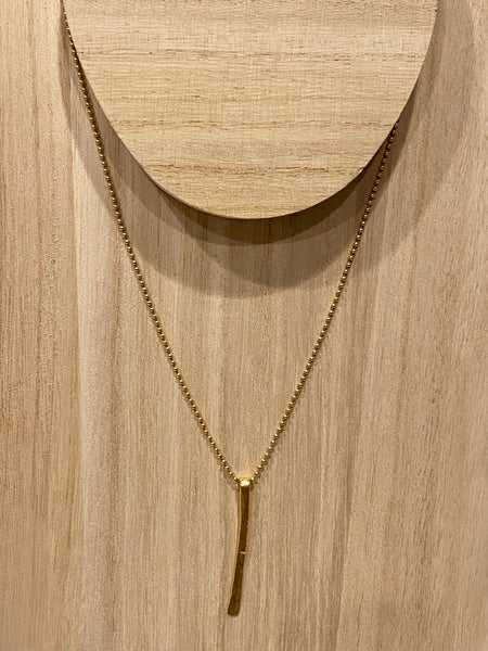 Hammered Bar Pendant