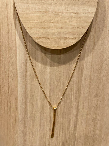 Hammered Bar Pendant