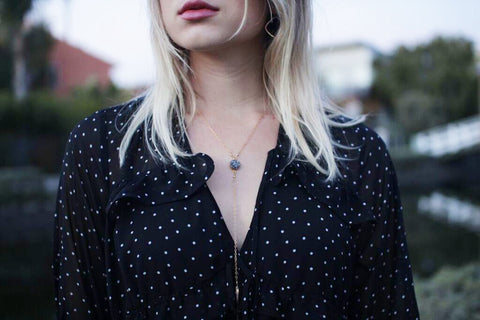 Druzy Y Necklace