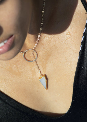 Druzy Lariat