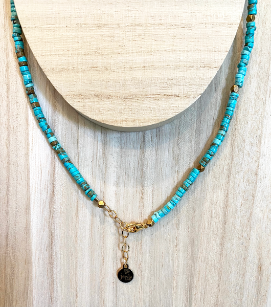 Turquoise Heishi necklace