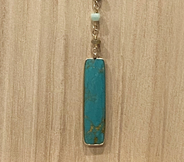 Rosary Opal & Turquoise Pendant