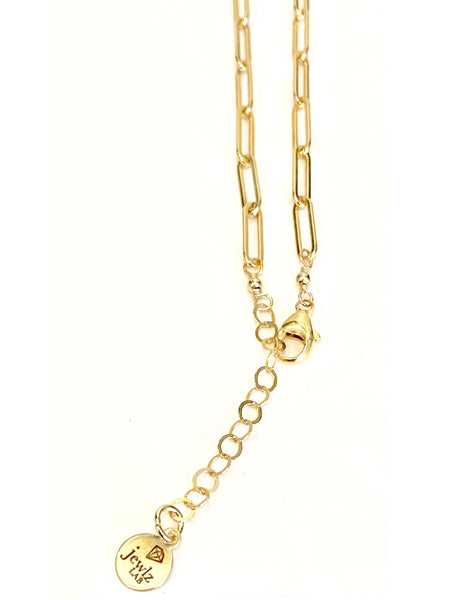 Paperclip chain necklace