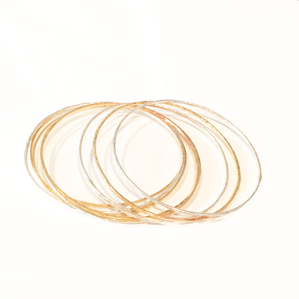 Hammered Bangles