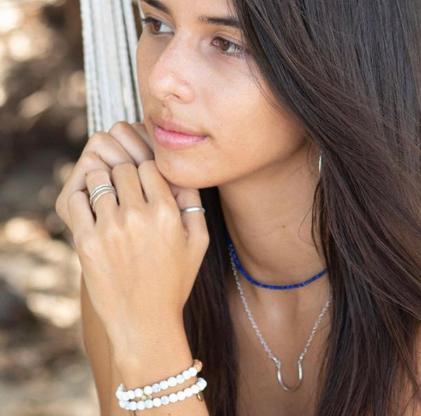 Pop-of-color choker