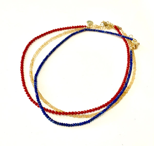 Pop-of-color choker