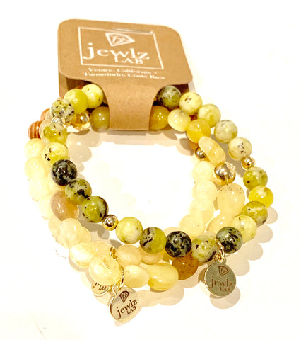 Yellow Stretch Trio #pop-of-color