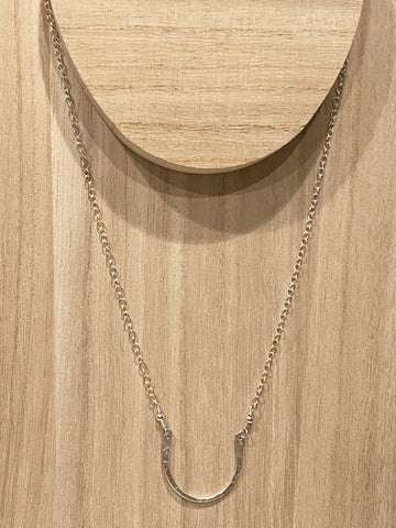 Hammered Horseshoe necklace