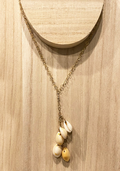 Cowrie Cluster Necklace